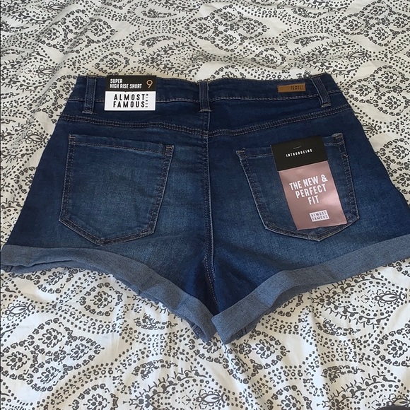 Blue jean shorts. - Picture 2 of 2